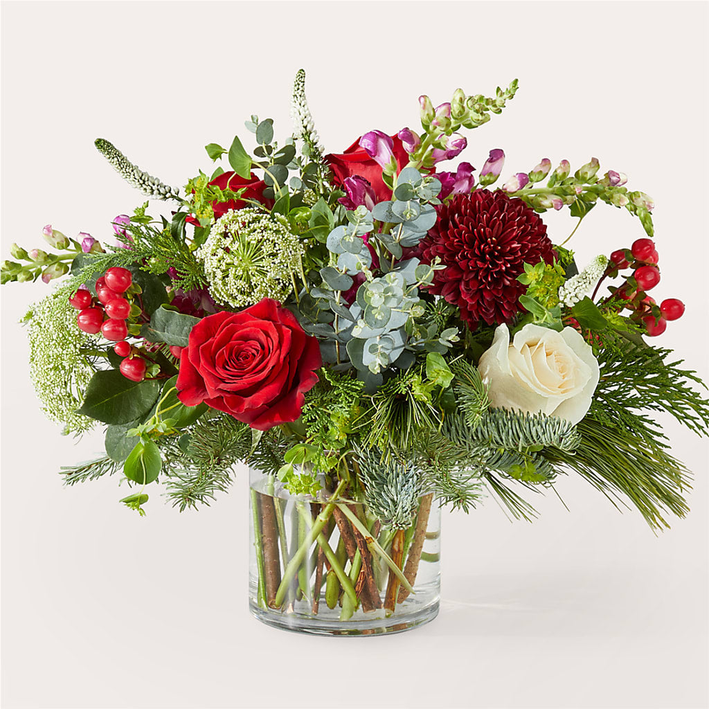 Cranberry Fizz Bouquet – Velvet Leaf And Stem, Las Vegas NV