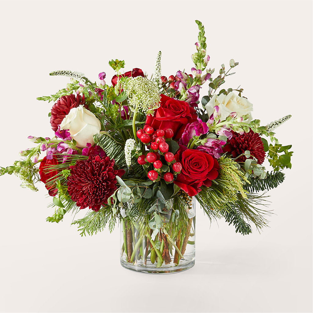 Cranberry Fizz Bouquet – Velvet Leaf And Stem, Las Vegas NV