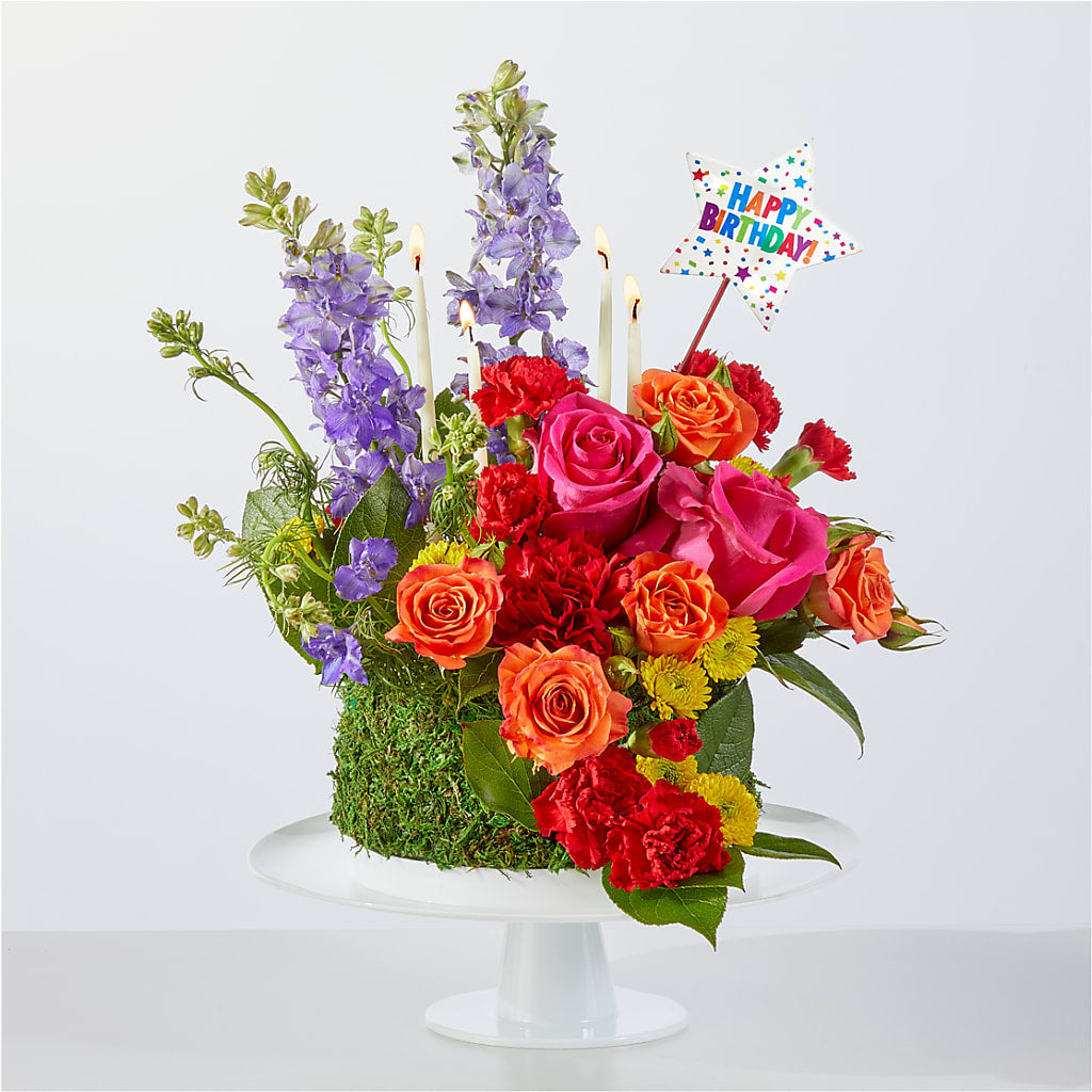 Best Year Yet Floral Cake – Velvet Leaf And Stem, Las Vegas NV