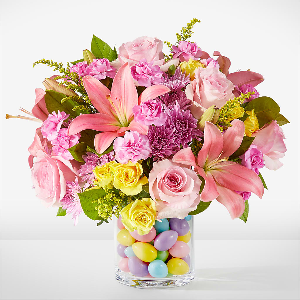 Easter Egg Hunt Bouquet – Velvet Leaf And Stem, Las Vegas NV