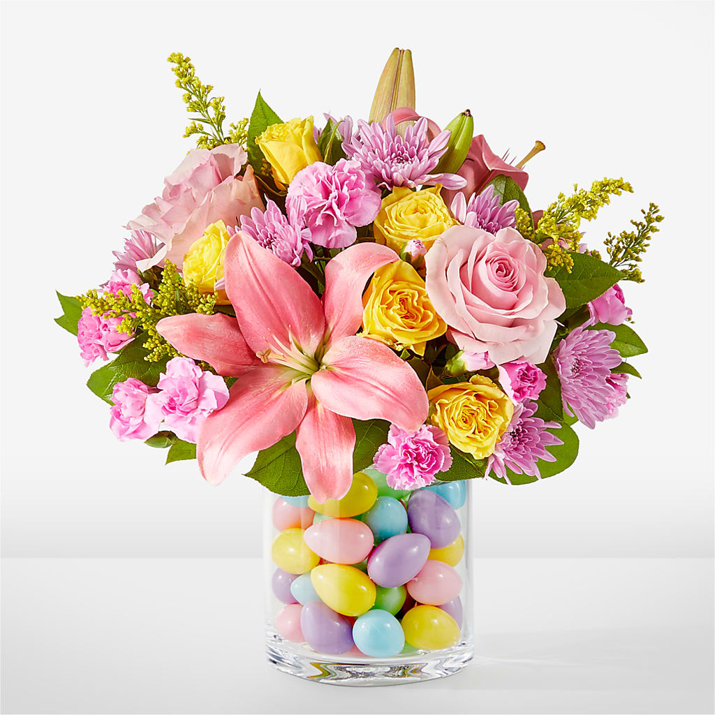 Easter Egg Hunt Bouquet – Velvet Leaf And Stem, Las Vegas NV