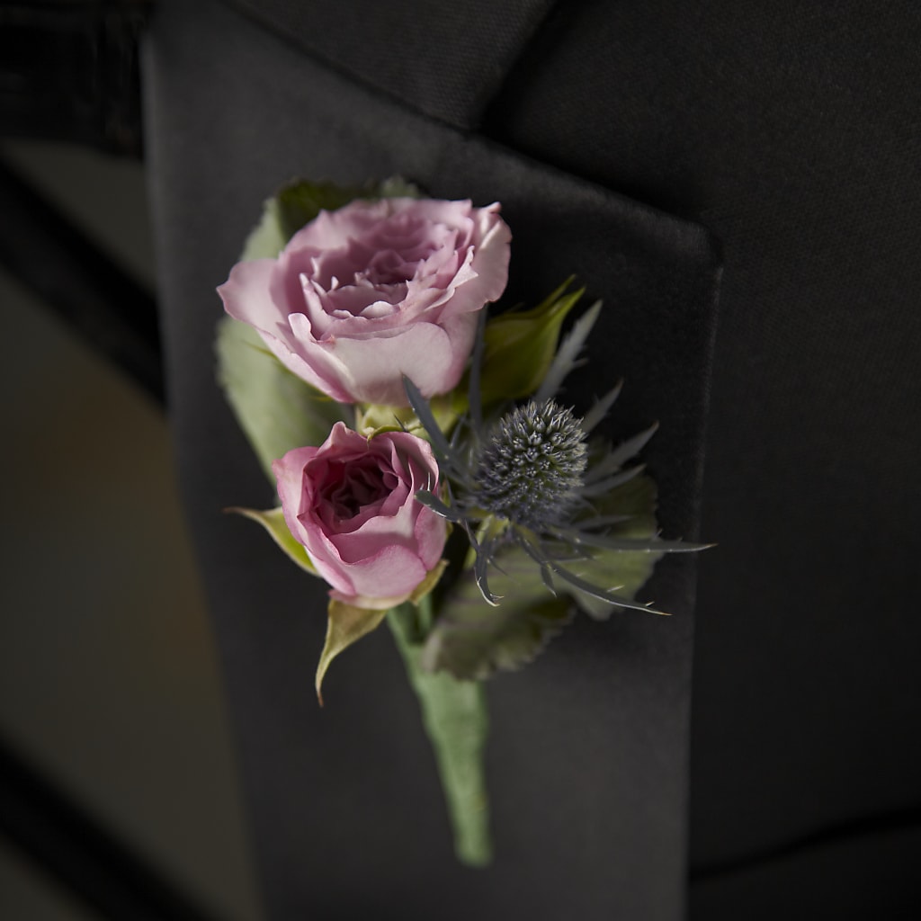 Veronica Boutonniere – Velvet Leaf And Stem, Las Vegas NV