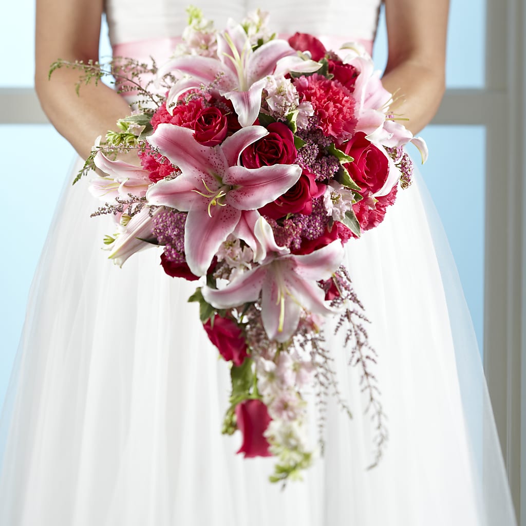 Lily & Rose Bouquet – Velvet Leaf And Stem, Las Vegas NV