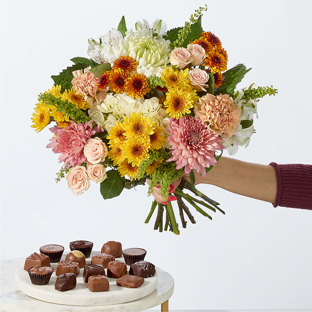 Fall Celebration Bouquet –  Velvet Leaf And Stem, Las Vegas NV