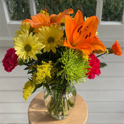 Bold & Bright – A Florist Original –  Velvet Leaf And Stem, Las Vegas NV