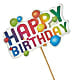 Happy Birthday Pick –  Velvet Leaf And Stem, Las Vegas NV
