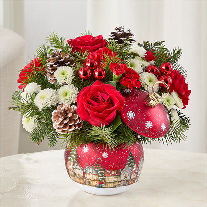 Christmas Carols Ornament –  Velvet Leaf And Stem, Las Vegas NV
