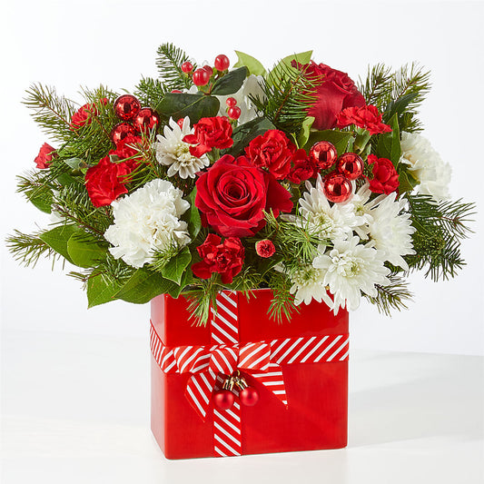 Presents Under the Tree Bouquet –  Velvet Leaf And Stem, Las Vegas NV