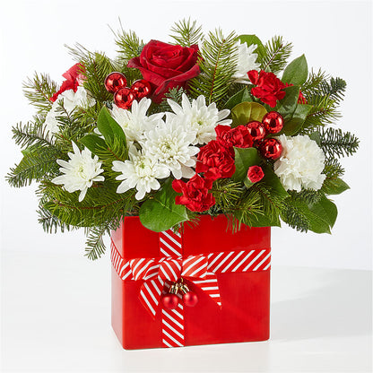 Presents Under the Tree Bouquet –  Velvet Leaf And Stem, Las Vegas NV