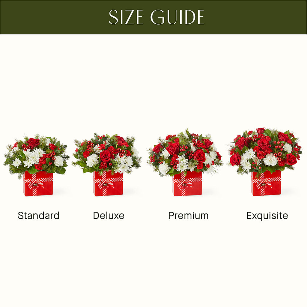 Presents Under the Tree Bouquet –  Velvet Leaf And Stem, Las Vegas NV
