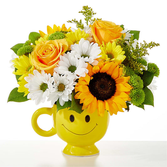 Be Happy Bouquet –  Velvet Leaf And Stem, Las Vegas NV