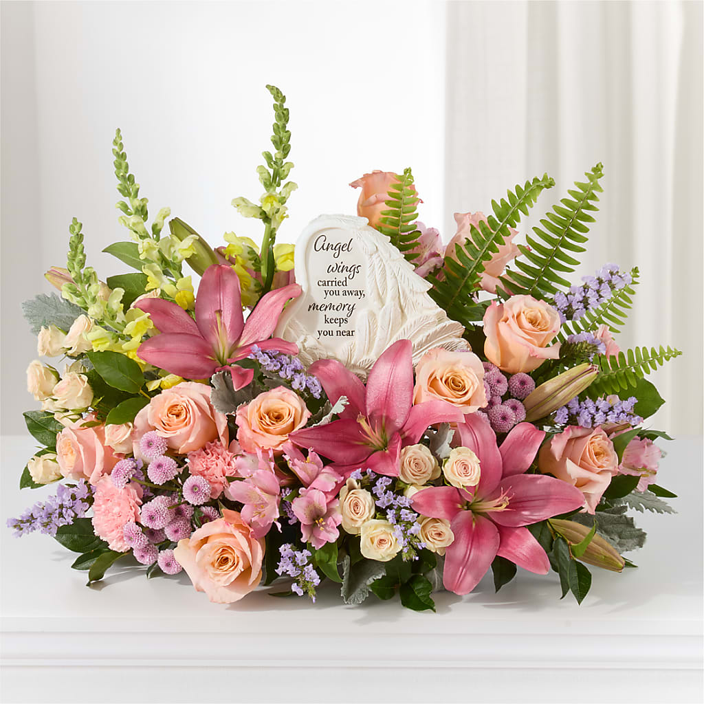 Gentle Light Arrangement –  Velvet Leaf And Stem, Las Vegas NV