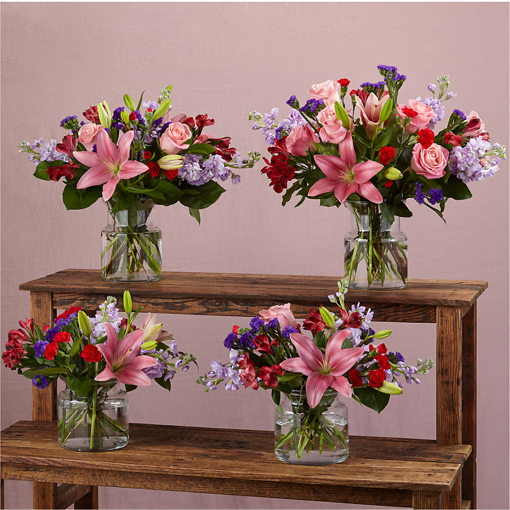 Romantique Bouquet –  Velvet Leaf And Stem, Las Vegas NV