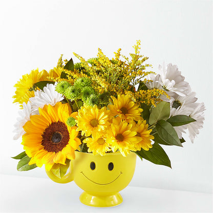 Joyful Smiles Bouquet –  Velvet Leaf And Stem, Las Vegas NV
