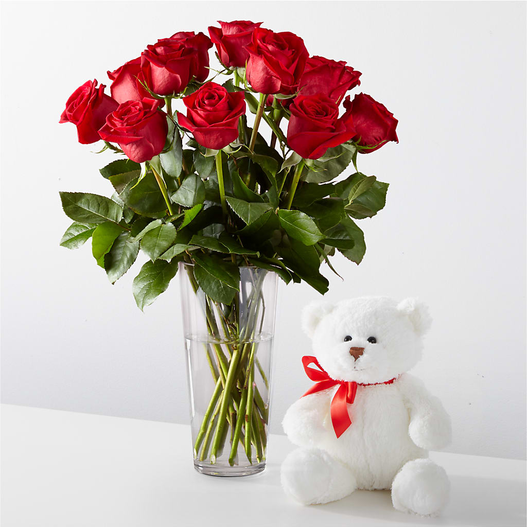 Romantic Long Stem Red Rose Bouquet Bundles –  Velvet Leaf And Stem, Las Vegas NV
