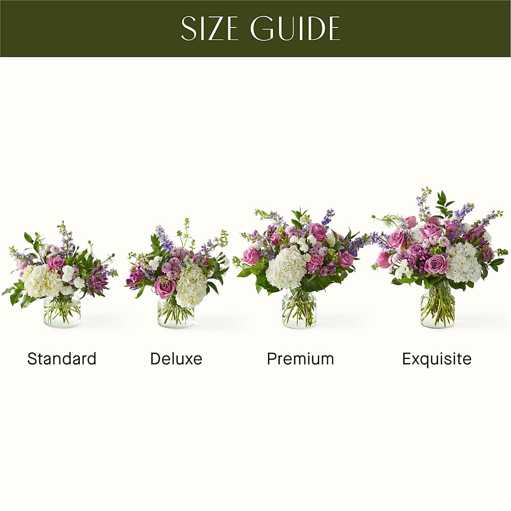 Violet Caress Bouquet –  Velvet Leaf And Stem, Las Vegas NV