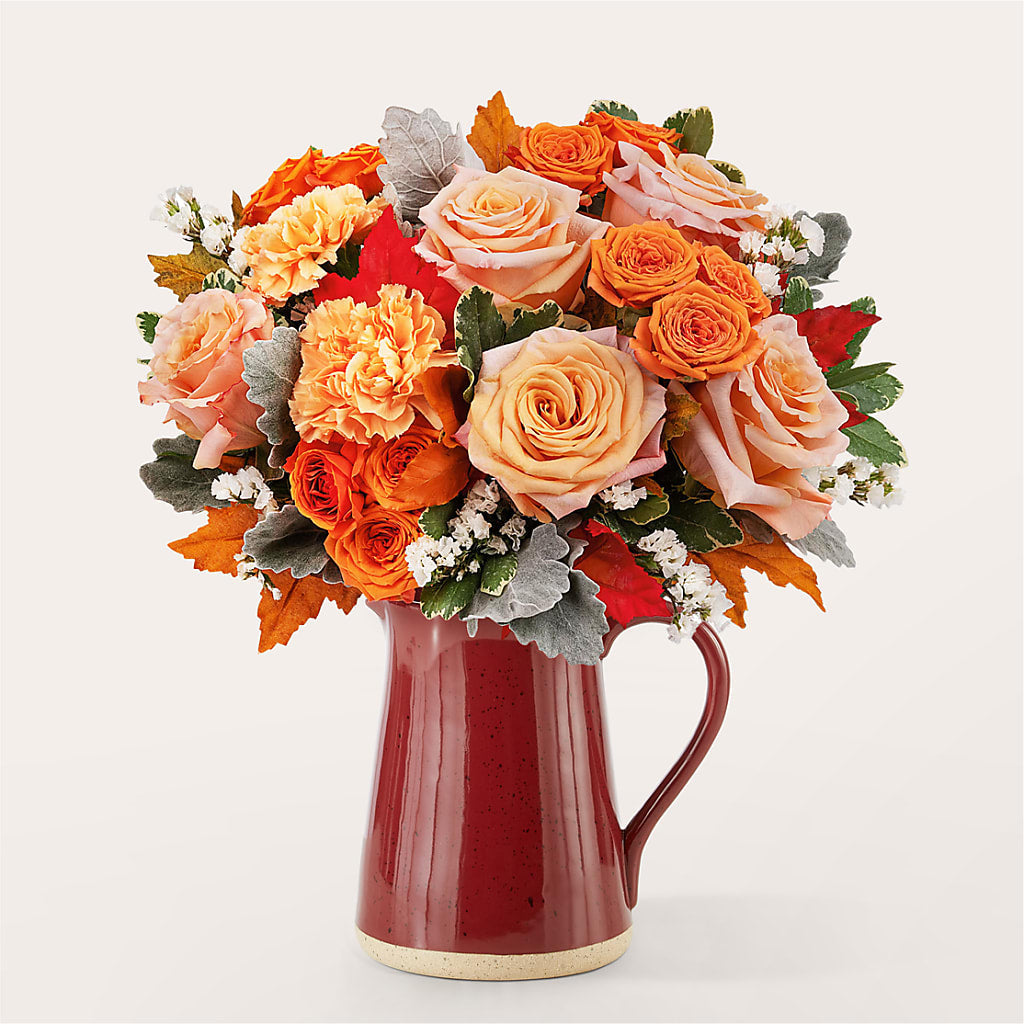Pumpkin Pie Bouquet –  Velvet Leaf And Stem, Las Vegas NV