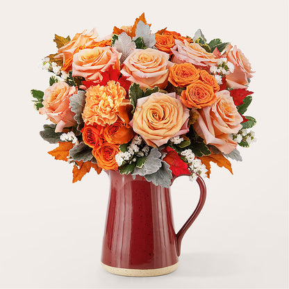 Pumpkin Pie Bouquet –  Velvet Leaf And Stem, Las Vegas NV