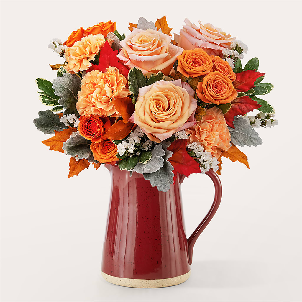Pumpkin Pie Bouquet –  Velvet Leaf And Stem, Las Vegas NV