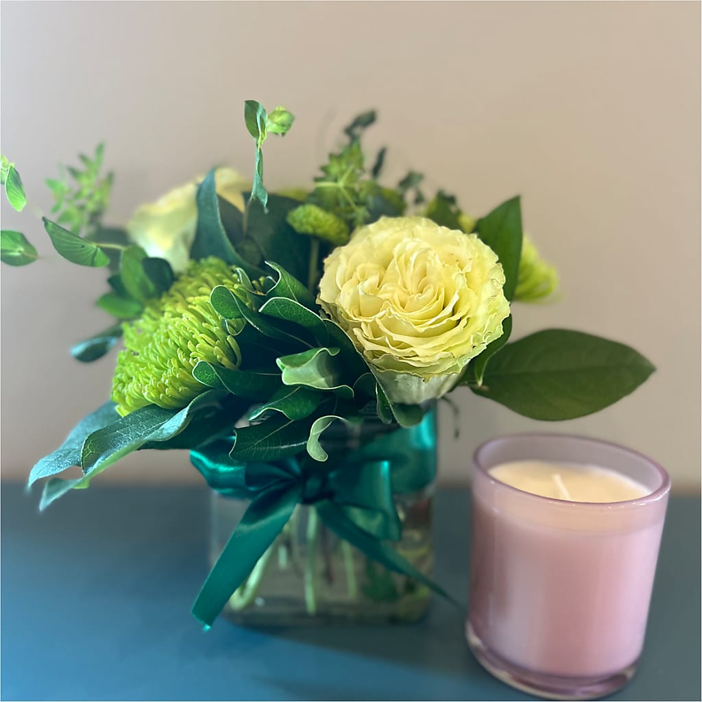 Emerald Forest Bouquet –  Velvet Leaf And Stem, Las Vegas NV