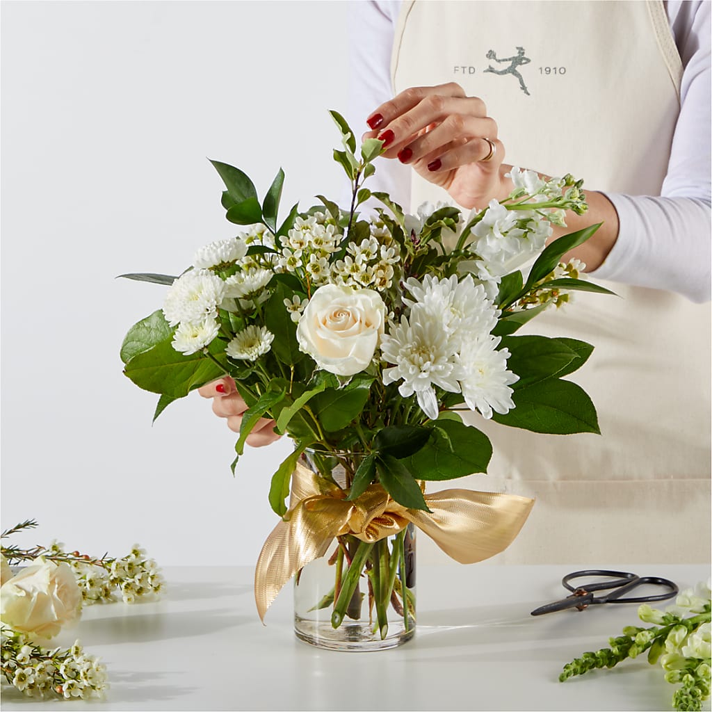 New Beginnings – A Florist Original –  Velvet Leaf And Stem, Las Vegas NV