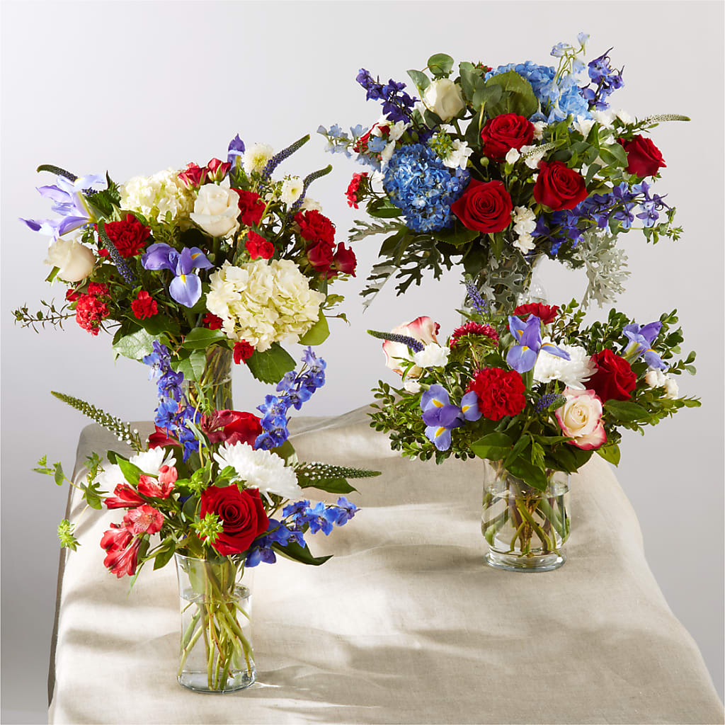 Star Spangled - A Florist Original –  Velvet Leaf And Stem, Las Vegas NV