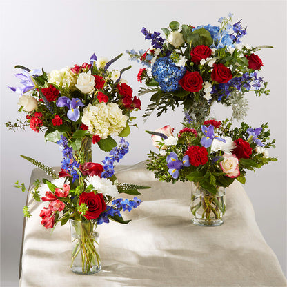Star Spangled - A Florist Original –  Velvet Leaf And Stem, Las Vegas NV