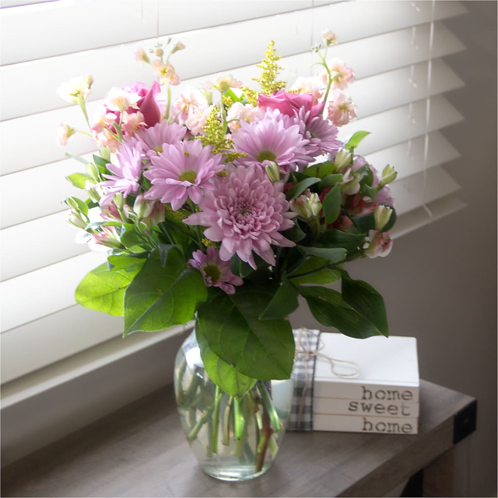 Pastel Tradition - A Florist Original –  Velvet Leaf And Stem, Las Vegas NV