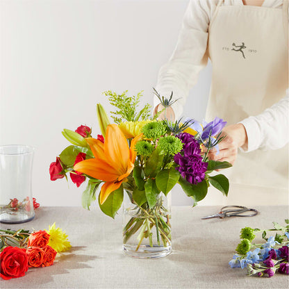 Summer Spectra - A Florist Original –  Velvet Leaf And Stem, Las Vegas NV