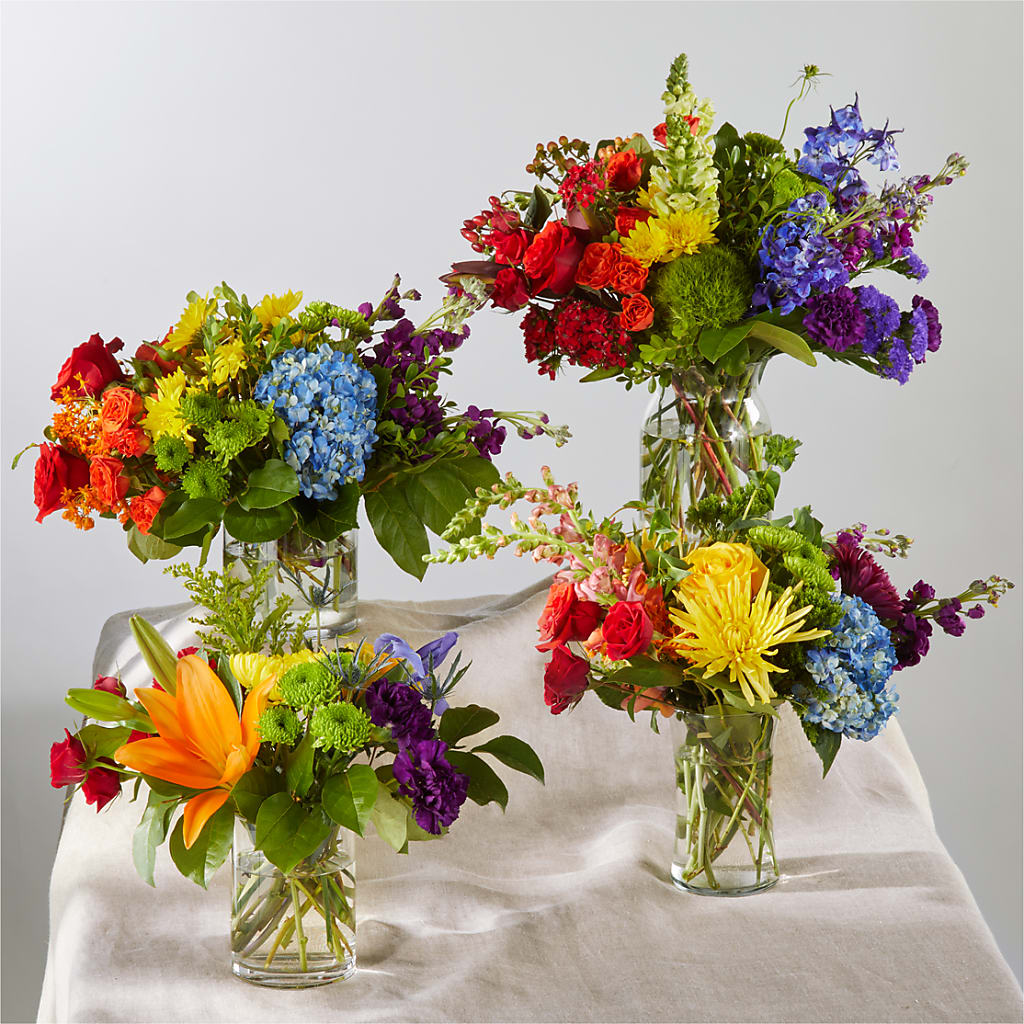 Summer Spectra - A Florist Original –  Velvet Leaf And Stem, Las Vegas NV