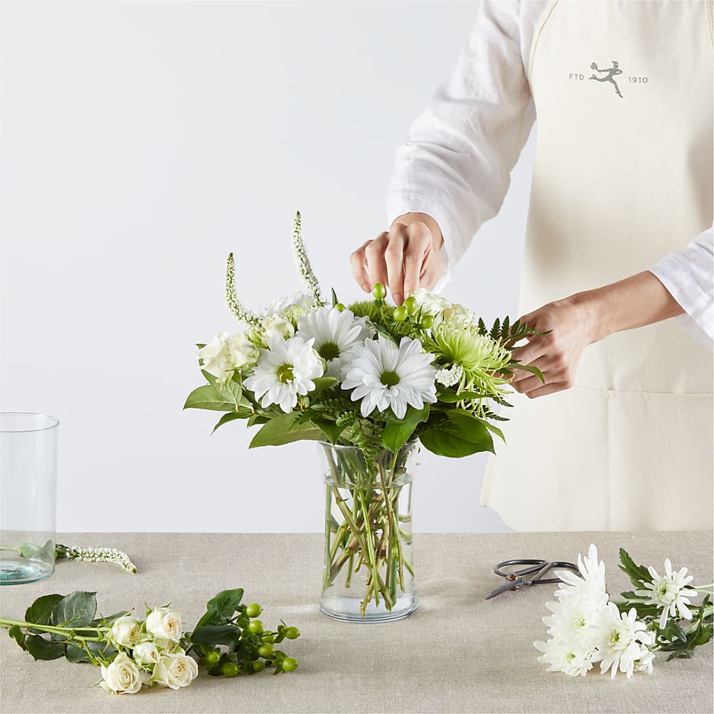 Irish Garden - A Florist Original –  Velvet Leaf And Stem, Las Vegas NV