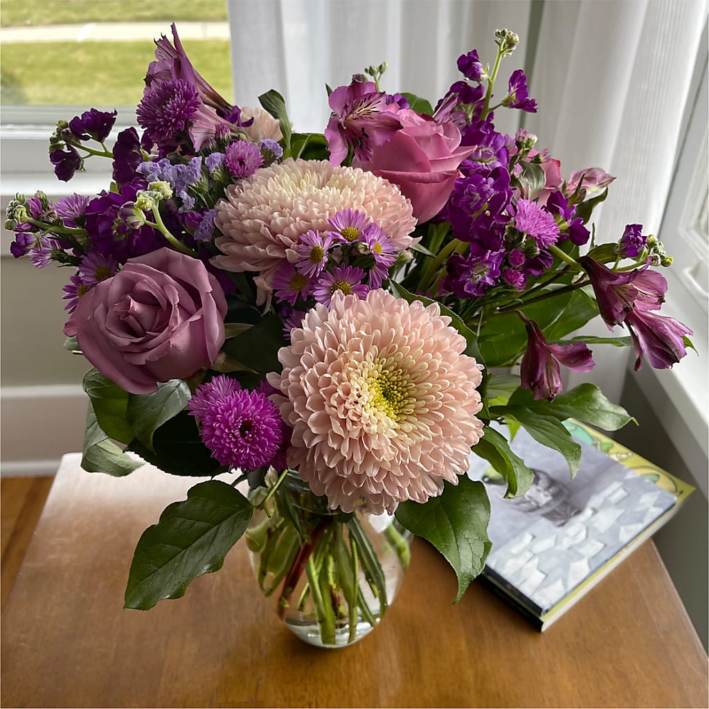 Ultraviolet Bouquet –  Velvet Leaf And Stem, Las Vegas NV