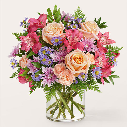 Sunset Serenade Bouquet –  Velvet Leaf And Stem, Las Vegas NV
