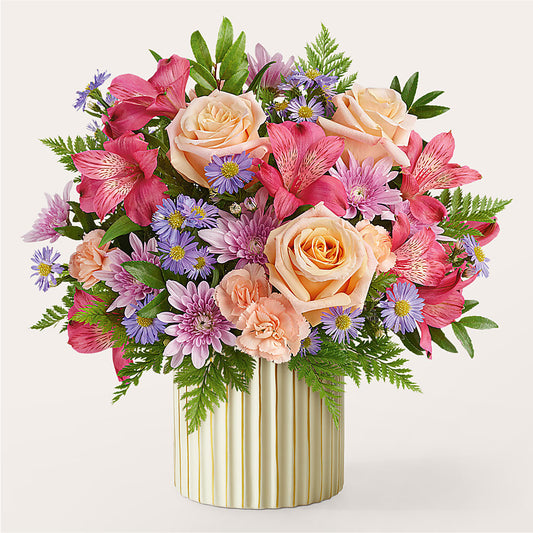 Sunset Serenade Bouquet –  Velvet Leaf And Stem, Las Vegas NV
