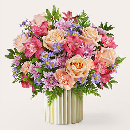 Sunset Serenade Bouquet –  Velvet Leaf And Stem, Las Vegas NV