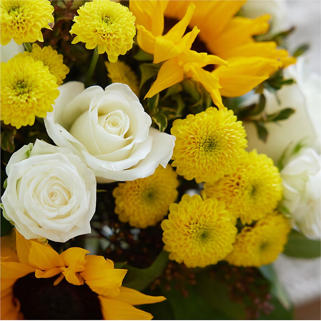 Luminous Morning Bouquet –  Velvet Leaf And Stem, Las Vegas NV