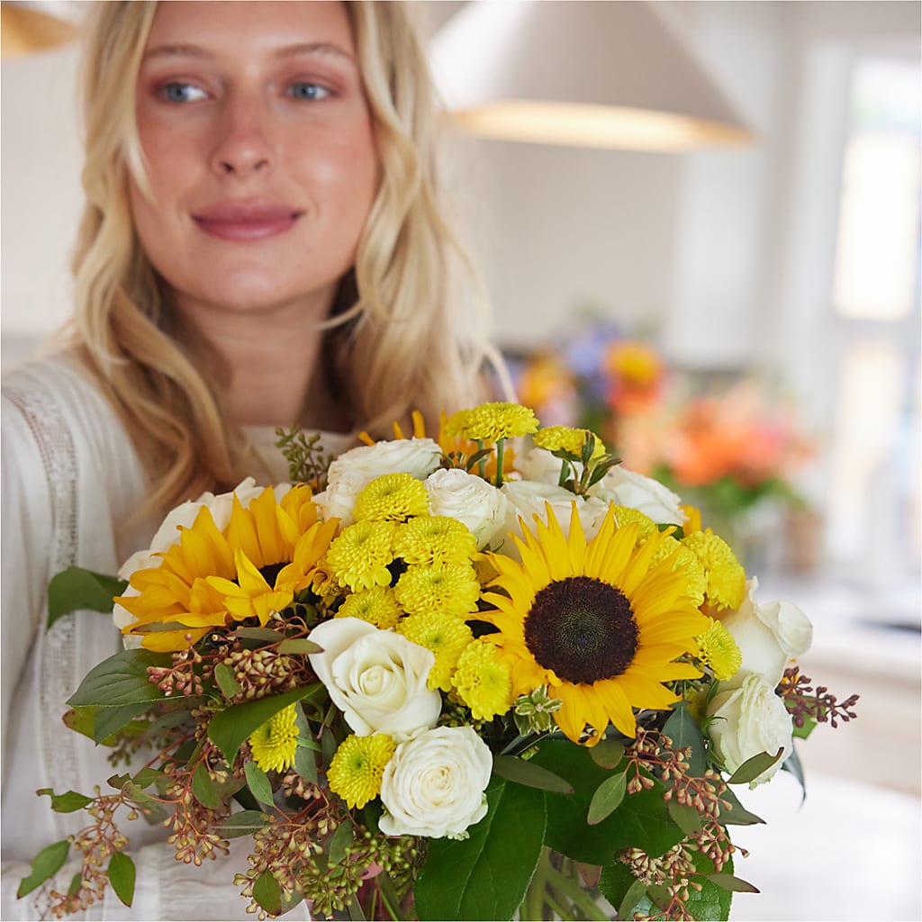 Luminous Morning Bouquet –  Velvet Leaf And Stem, Las Vegas NV