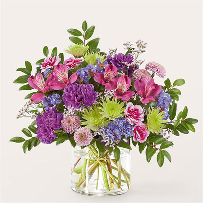 Glass Half Full Bouquet –  Velvet Leaf And Stem, Las Vegas NV