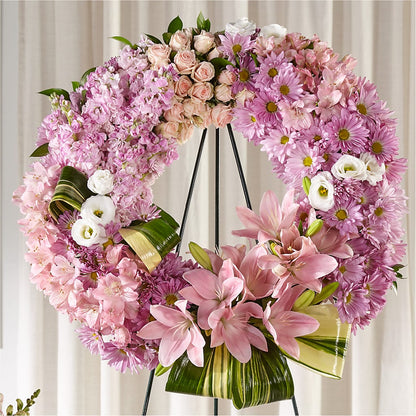 Gift of Warmth Wreath –  Velvet Leaf And Stem, Las Vegas NV