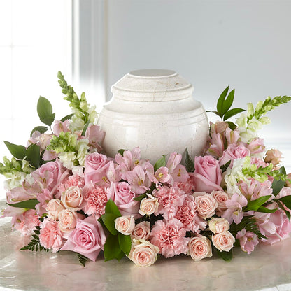 Blooms of Hope Cremation Adornment –  Velvet Leaf And Stem, Las Vegas NV