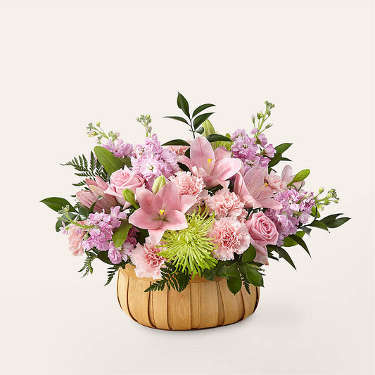 Beautiful Spirit Basket –  Velvet Leaf And Stem, Las Vegas NV