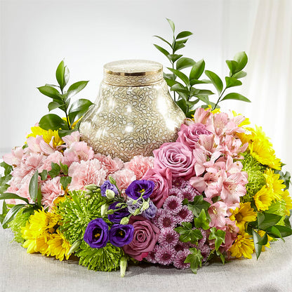 Rays of Hope Cremation Adornment –  Velvet Leaf And Stem, Las Vegas NV