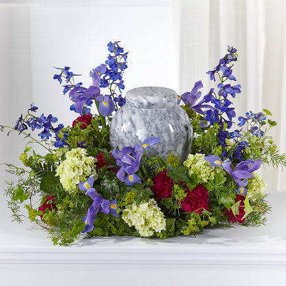 Forever Remembered Cremation Adornment –  Velvet Leaf And Stem, Las Vegas NV