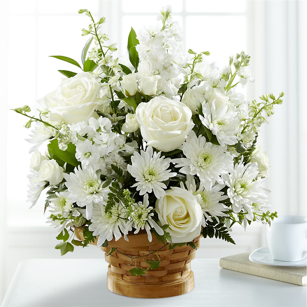 Heartfelt Condolences Arrangement –  Velvet Leaf And Stem, Las Vegas NV