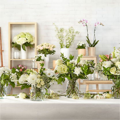 Classic Ivory – A Florist Original –  Velvet Leaf And Stem, Las Vegas NV