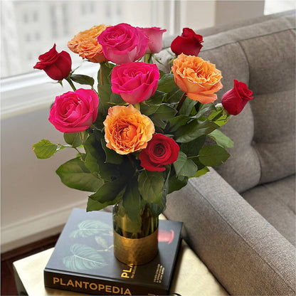 Ever After Rose Bouquet –  Velvet Leaf And Stem, Las Vegas NV