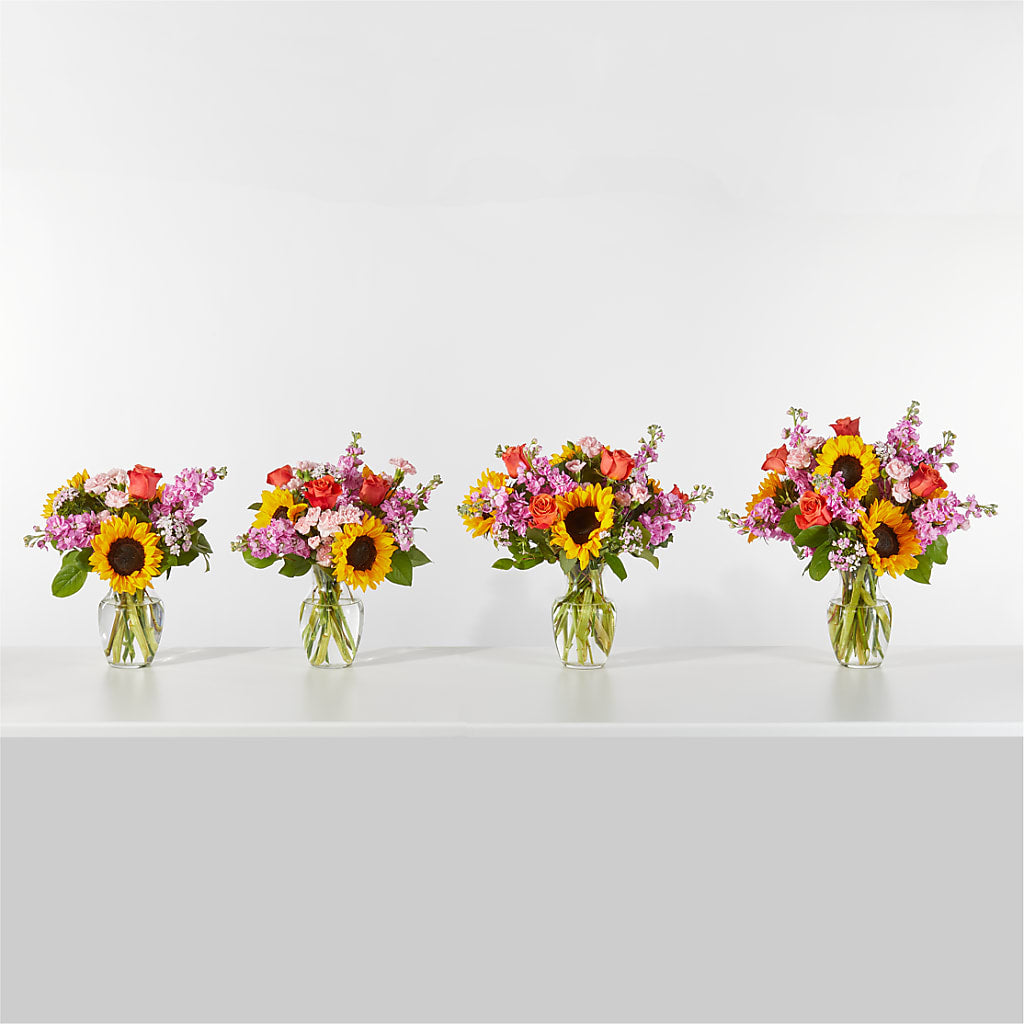 Yellow Brick Road Bouquet –  Velvet Leaf And Stem, Las Vegas NV