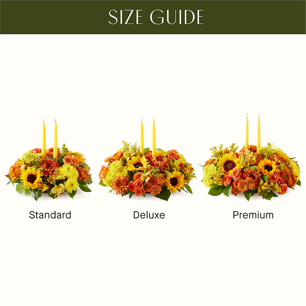 Autumn Harmony Centerpiece –  Velvet Leaf And Stem, Las Vegas NV