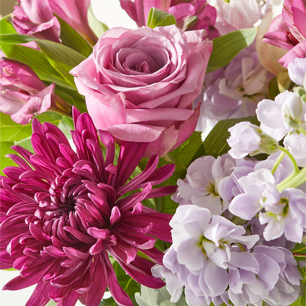 Amethyst Dreams Bouquet –  Velvet Leaf And Stem, Las Vegas NV