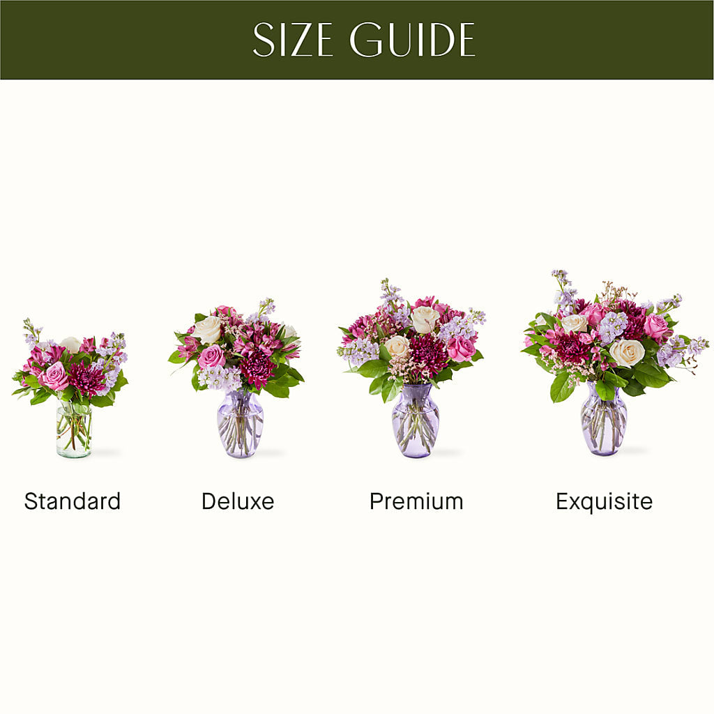 Amethyst Dreams Bouquet –  Velvet Leaf And Stem, Las Vegas NV